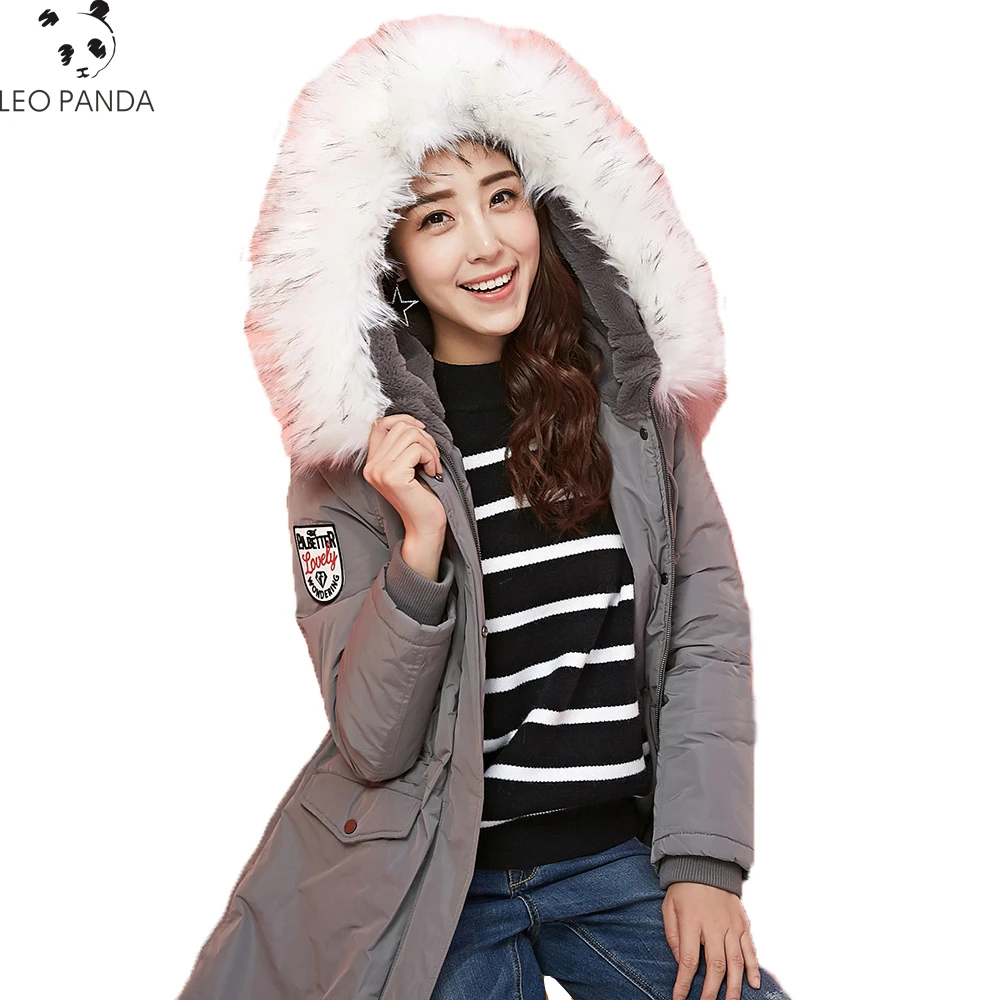 Dames D'hiver Femmes Fourrure Ouatée Nouveau Capuchon Manteaux Long À Black Mode Manteau Parka Vêtements Col Veste Grand 287 Moyen De Mince gray 2W9EHDI