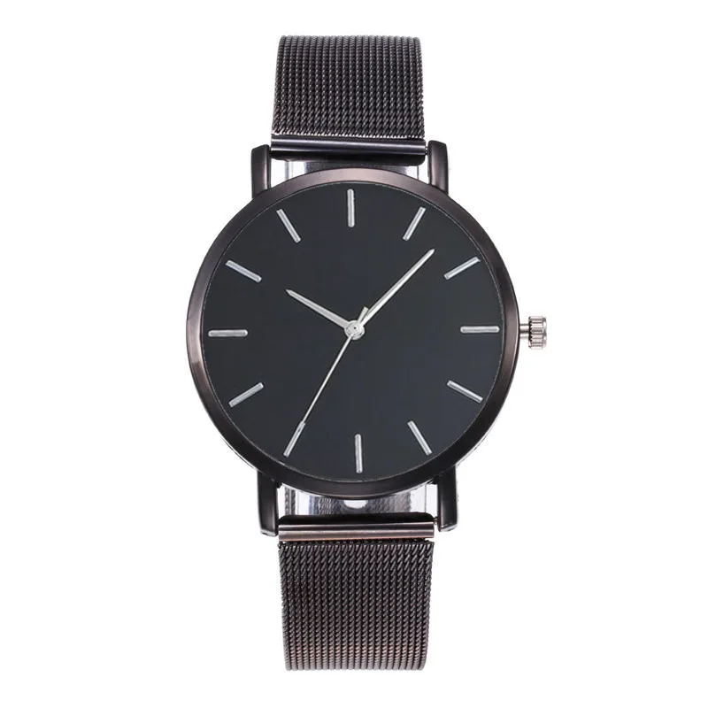 

2019 Fashion Silver And Rose Gold black Mesh strap Watch Casual Women Quartz Watches Gift Relogio Feminino Drop Shipping montre