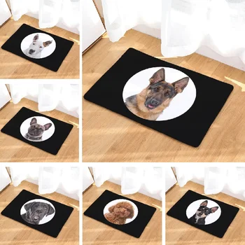 

Bath Mat Dog Printed Living Room Mat 50x80cm Toilet Carpet Bathroom Mat Outdoor Doormat Kitchen Rugs Floor Mat Wholesale