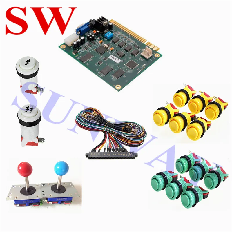 kit-di-gioco-jamma-gioco-arcade-fai-da-te-pcb-60-in-1-28pin-cablaggio-del-legare-zippyy-joystick-happ-pulsante-per-60-in-1-arcade-video-macchina-del-gioco