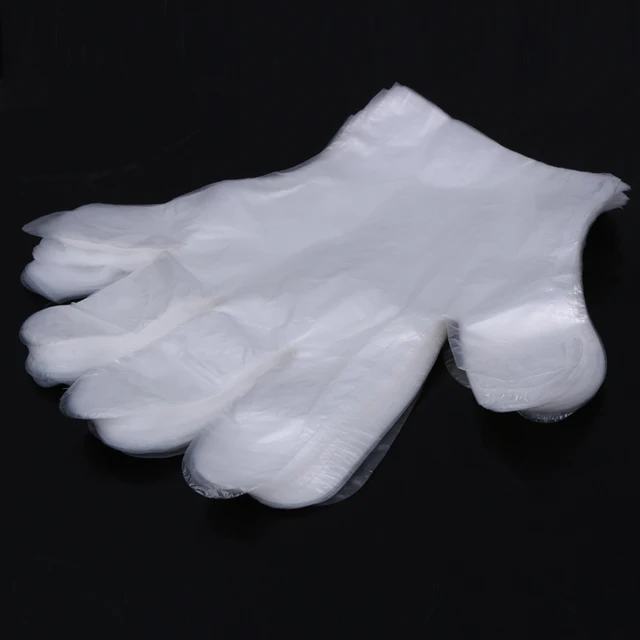 Wholesale 100pcs Disposable Gloves PE Garden Home Restaurant BBQ