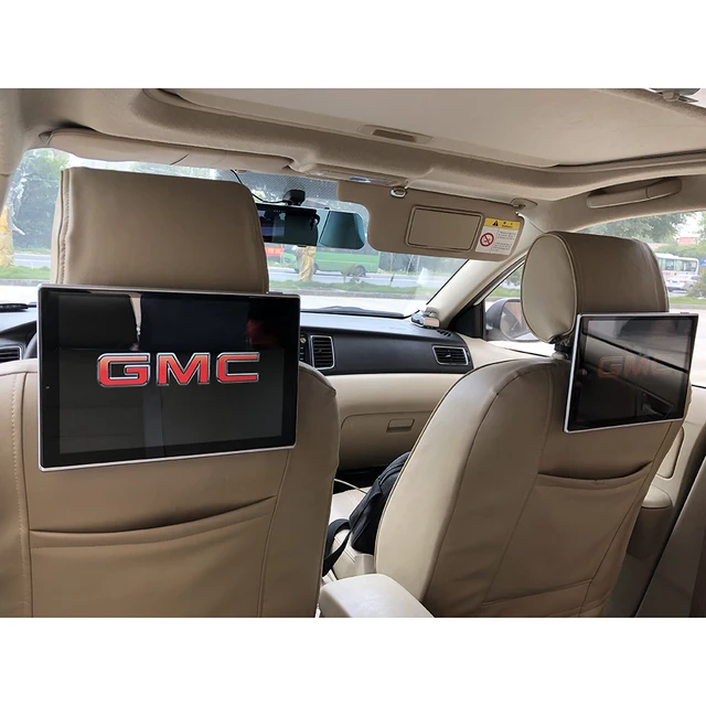 In Car TV Screens Android Head Rest Monitor For GMC Envoy Canyon Sierra Yukon Safari Savana Rear