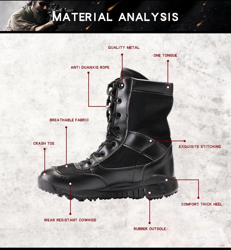 CQB. SWAT/тактические ботинки; Летние армейские ботинки; дышащие носки; мужские ботинки специального назначения; ZD-Rain