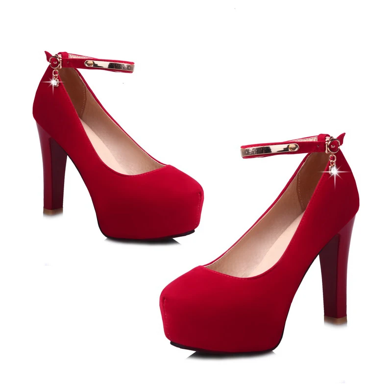 Étanche noir Simples Femmes 2018 Beige Le Talon Intérieure Nouveau Sangle Haute Merchandiser Chaussures Printemps De rouge Simple Plate forme Rugueux Style CHv1wxgqH