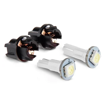 

1 Set Car Vehicles T5 LED Twist Socket Instrument Panel Cluster Plug Dash Lights TD326
