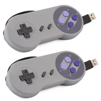 

2Pcs/Lot Game Controller USB Wired Classic Gamepad Joystick for PC Laptop Computer for XP/for Vist