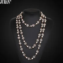 3 цвета длинное искусственное жемчужное многослойное роскошное ожерелье-чокер Элегантное макси Bijoux ожерелье и кулон воротник juran модное Ювелирное Украшение