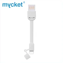 Myket мини брелок 3A USB кабель для быстрой зарядки и синхронизации данных для IPhone X 8 6 7 6s plus 5 iPad кабель для мобильного телефона
