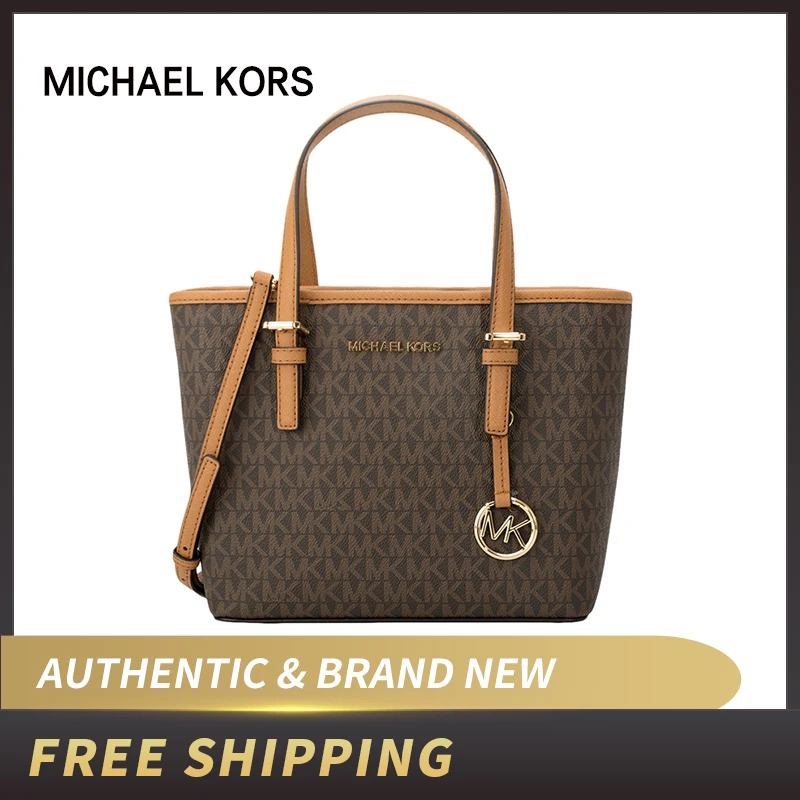 

Authentic Original & Brand new MICHAEL KORS MK LOGO PVC JET SET TRAVEL MEDIUM CARRYALL TOTE BAG women bag 35S9GTVT0B/35T9GTVT0L