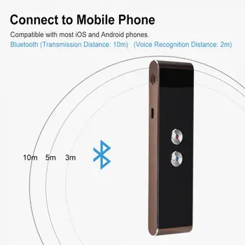 

NEW Smart Voice Speech Translator Two-Way Real Time Multi-Language Upgrade Version for Learning Travel Business Meeting
