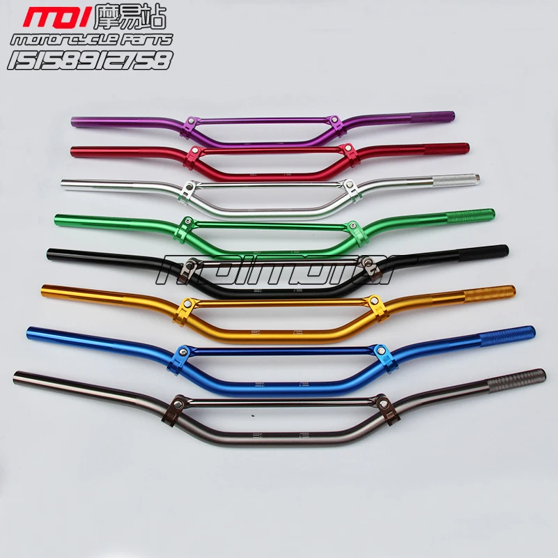 FREE SHIPPING 7 8 MOTORCYCLE BLACK 800MM HANDLE BARS 22MM HANDLEBARS HANDLE TUBES MOTOCROSS ATV QUAD