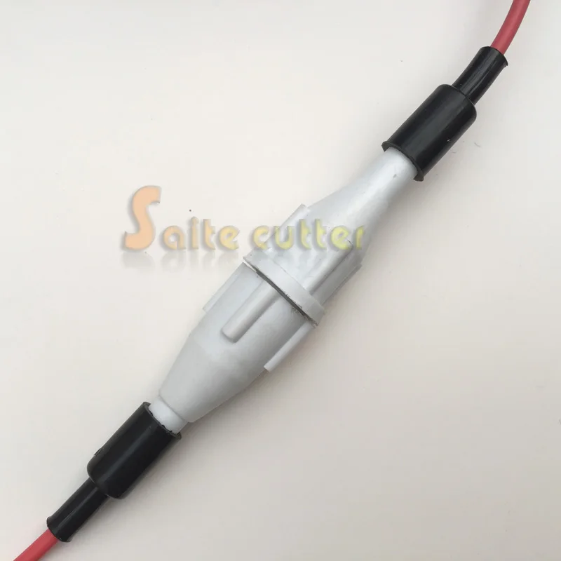 DIY one pair Negative & Positive High Voltage Wire Cable Connector for