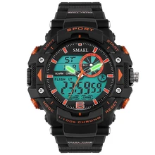 Брендовые модные часы мужские G стиль водонепроницаемый светодиодный спортивные военные часы шок Мужские Аналоговые кварцевые цифровые часы Relogio masculino