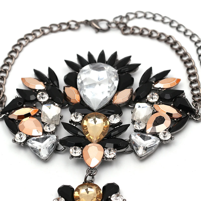 Сексуальный браслет на палец с кристаллами в богемном стиле, цыганский женский браслет, браслеты, синий, белый, черный, желтый, массивные модные ювелирные изделия