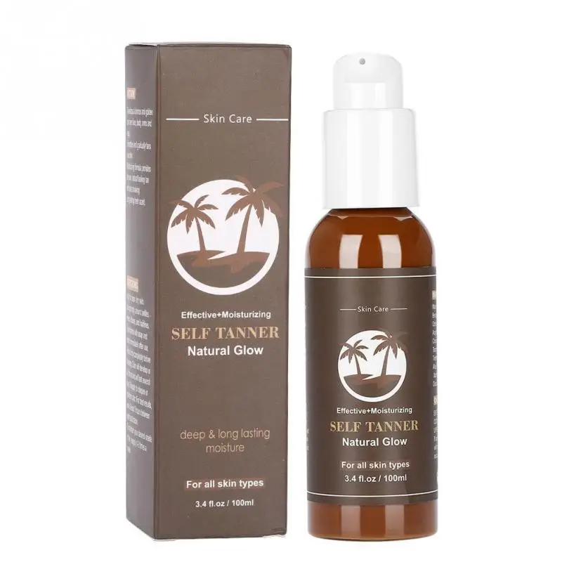 

Self Tanner Body Bronzer Skin Long-lasting Moisturizing Sunless Tanning Lotion Body Cream Natural Sunscreen Tanner For Female