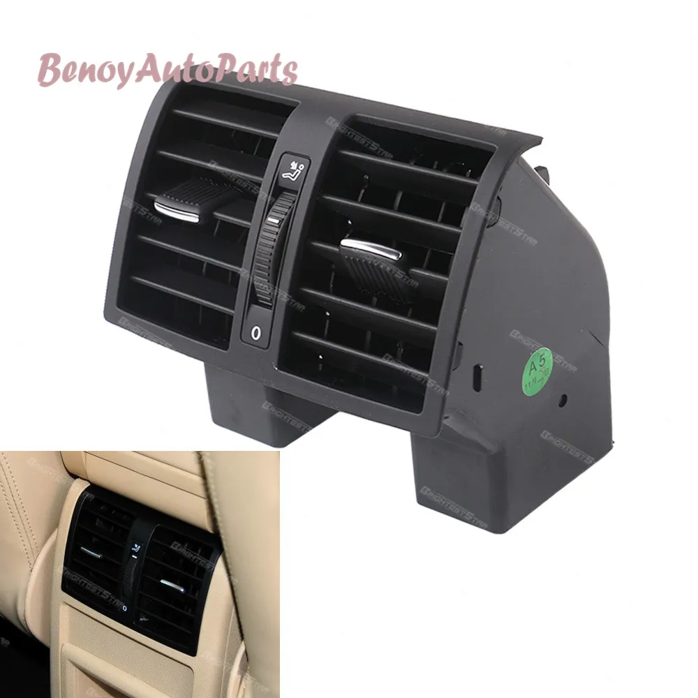 

New Black Center Console Rear AC Air Conditioning Outlet Vent For VW Caddy Touran 2004 2008 2010 2012 2015 1TD819203A 1T0819203B
