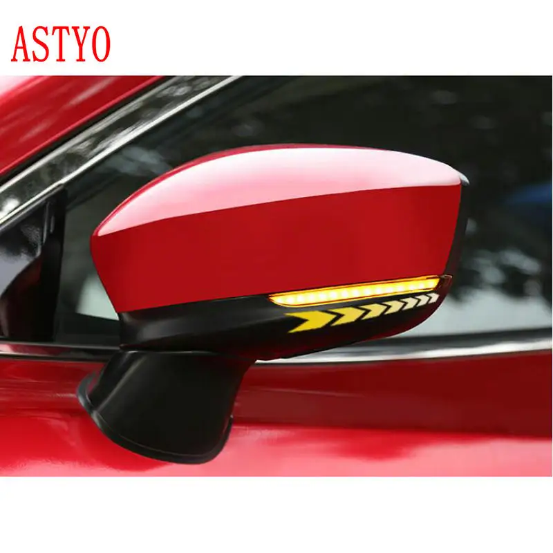 

ASTYO For Mazda 3 Axela Mazda 6 Atenza 2017 -2019 LED Side Wing Rearview Mirror Indicator Blinker Dynamic Light Lamp