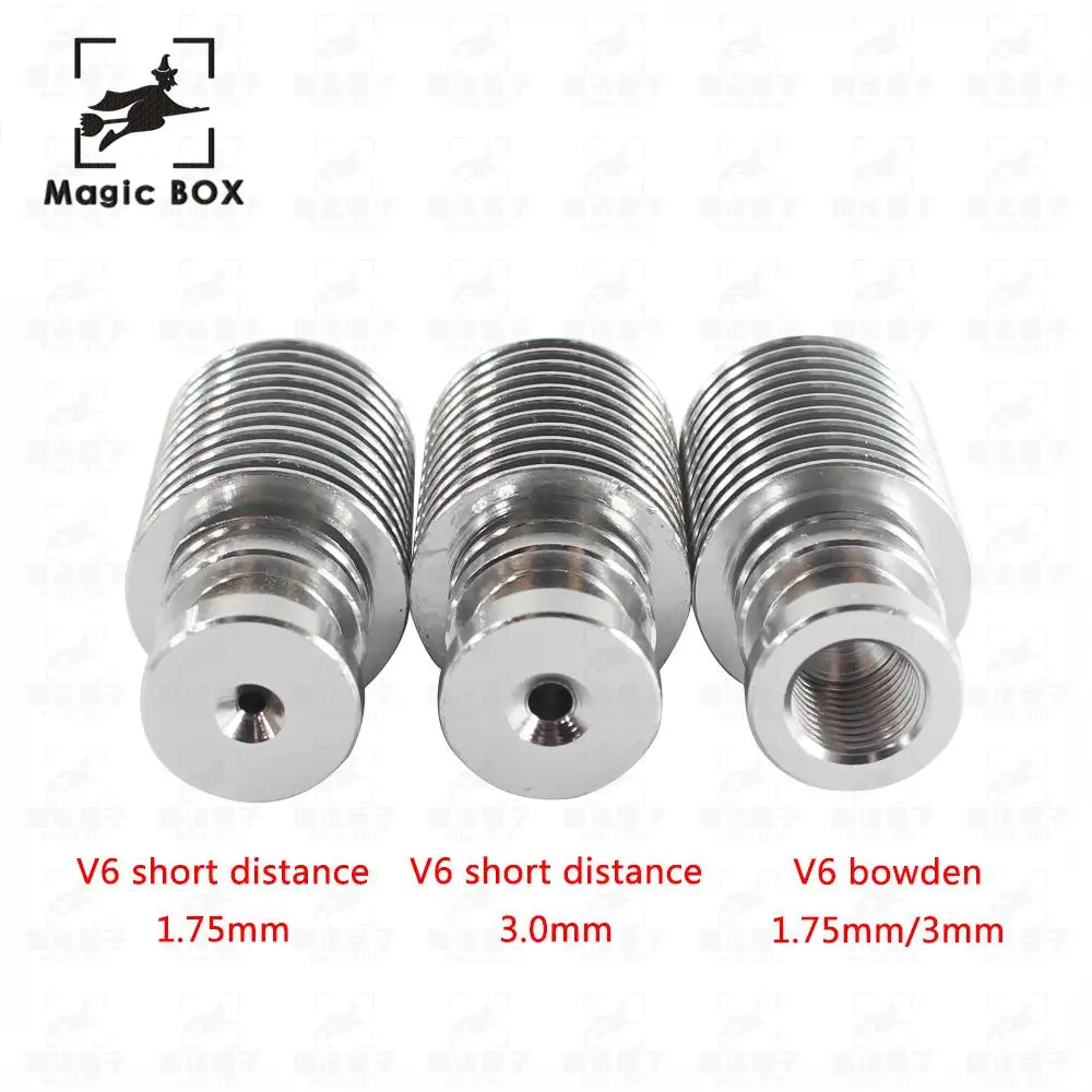 

Heatsink Direct Filament Bowden For 3D V6 J-head Wade Extruder 1.75mm / 3.0mm 3D Printers Parts Accessories Short Long Distance