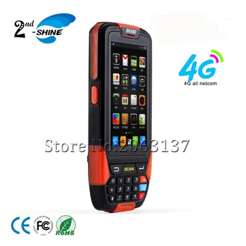 

3C/ FCC/ ROHS Wireless Industrial PDA Android Handheld Barcode Scanner with 4.0inch support USB BT GPS camera laser Reader