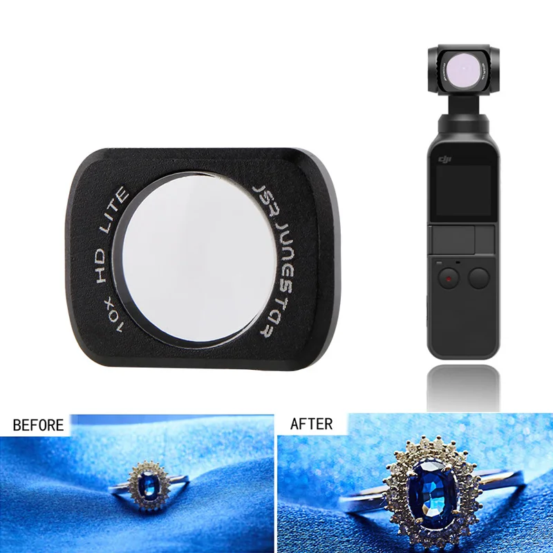 Drone Filter DJI OSMO POCKET Super Macro Close-Up Filters Protector 10X Zoom Neutral Density Polar Accessories | Электроника