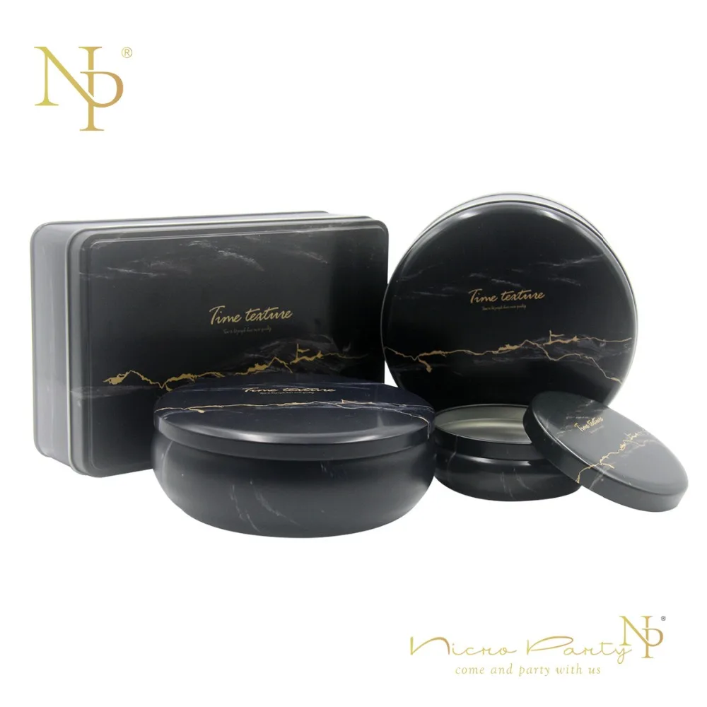 

Nicro 4 Pcs/Set Marble Stripe Blackparty Favors Chocolate Boxparty Decoration New Decor Diy Home #Oth102