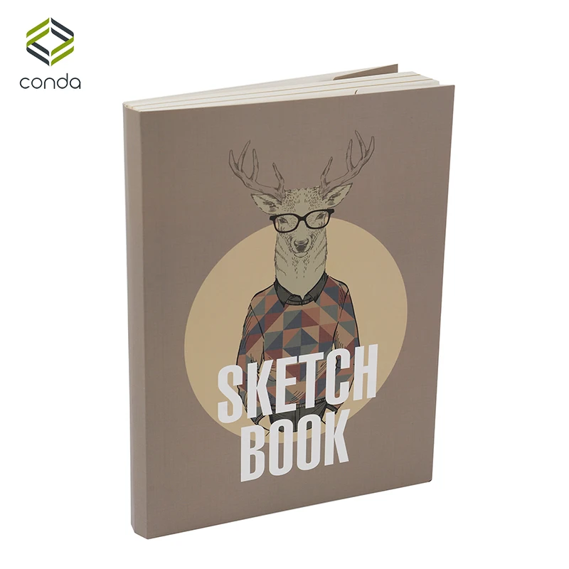 

Conda Animal Pattern Sketchbook 16K Drawing Illustration Sketch Book Blank Pages Kraft Pages Notebook for Color Pencil Painting