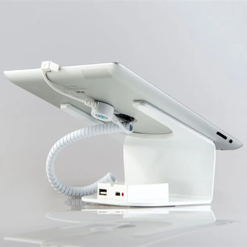 

charging alarm security function retail shop anti lost display rack for 7~12 inch tablet