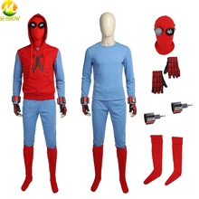 Spider-Man Homecoming Cosplay Costume Adult Superhero Peter Parker Halloween Cosplay Costumes Sweatshirt Custom Made custom made fire emblem fates cosplay costume adult takumi cosplay costume halloween cosplay costume