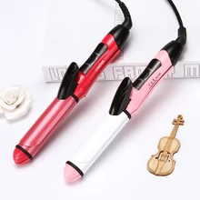 2 в 1 профессиональный электрический выпрямитель для волос, утюжок для завивки волос, щипцы для волос, инструменты для укладки D45