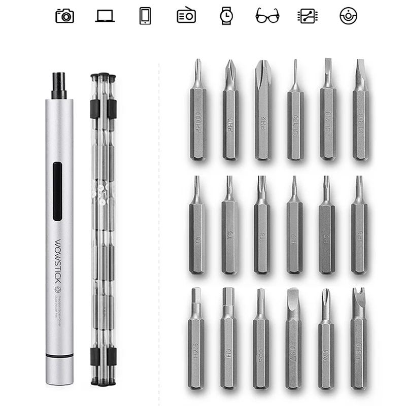 Оригинальный комплект электрического винта XIAOMI Mijia Wowstick попробуйте 19 в 1