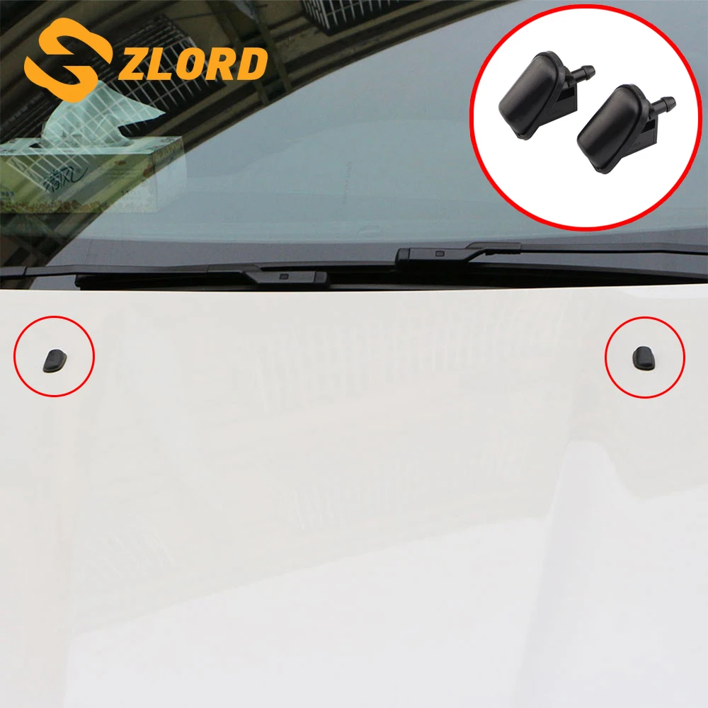 

2Pcs/set Fan Shaped Water Spray for Ford Focus 2 3 4 MK2 MK3 MK4 Hatchback Sedan Head Special Wiper Spray Jet Washer