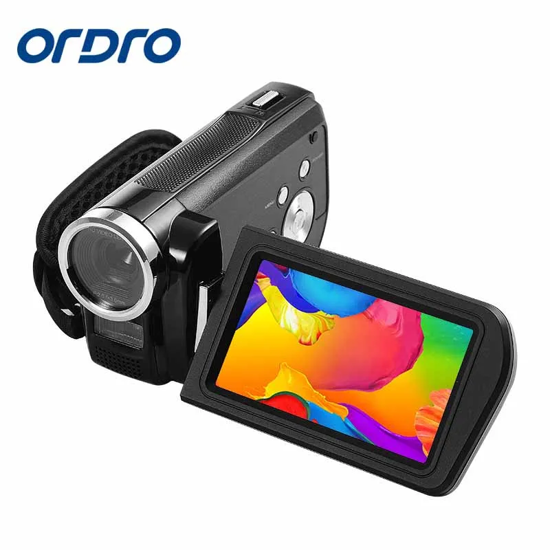 ORDRO 1080 P HD Цифровая видеокамера Макс 24MP 4x цифровой зум 3," HD экран 5MP CMOS HDMI выход