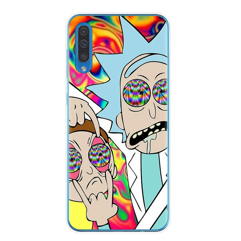 Cartoon Rick And Morty Soft TPU Case For Samsung J3 J5 J7 A7 A9 A6 A8 J4 J6 Plus A10 A20 A30 A40 A50 A70 Cover - Цвет: T6357