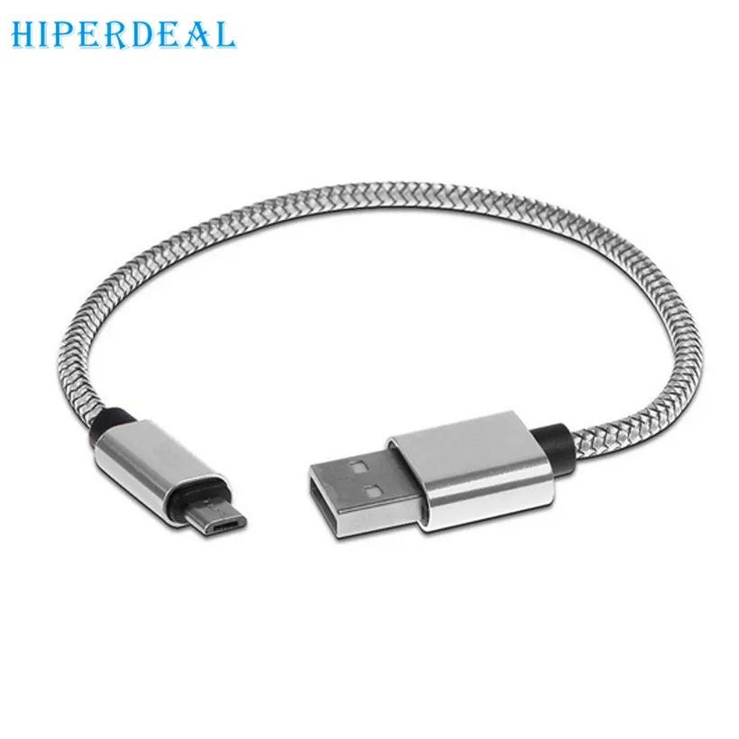 

HIPERDEAL Advanced Cable V8 2A Braided Aluminum Micro USB Data&Sync faster Charger Cable For Android Phone 2017 1PC