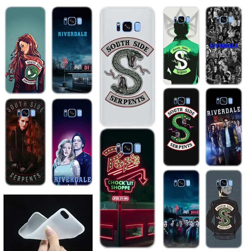 Мягкий силиконовый чехол накладка Riverdale South Side из ТПУ для Samsung Galaxy S7edge S8 S9 S10 S11 S20 S30