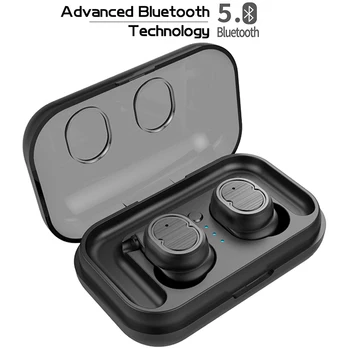 

TWS Bluetooth 5.0 Earphone True Wireless Headphones Cordless Headphone Sports Earphones Handsfree Headset Earbuds With Mic