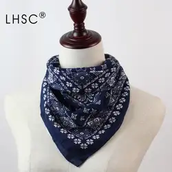 Новый Дизайн шарфы для Для женщин Мягкий кольцо хлопковый шарф Бизнес женские носовые платки печатной площади моды женский носовой платок