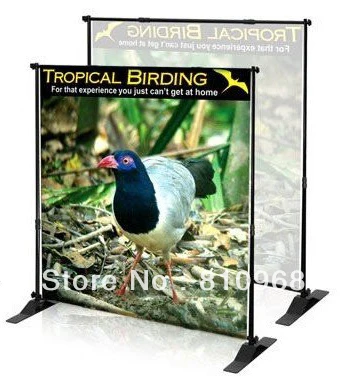 

8' x 8' Adjustable Step and Repeat Backdrop Stand without printing