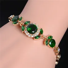 SHUANGR Женские винтажные желтое золото цвет 3 цвета S браслет из австрийских кристаллов браслеты вечерние ювелирные изделия подарок