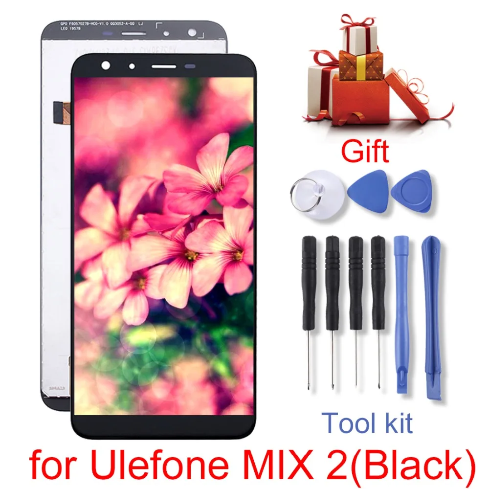 

New for Ulefone MIX 2\MIX\Power 2\Power 3\3s\S7\S7 Pro\S8 Pro\T1 LCD Screen and Digitizer Full Assembly Replacement, repair