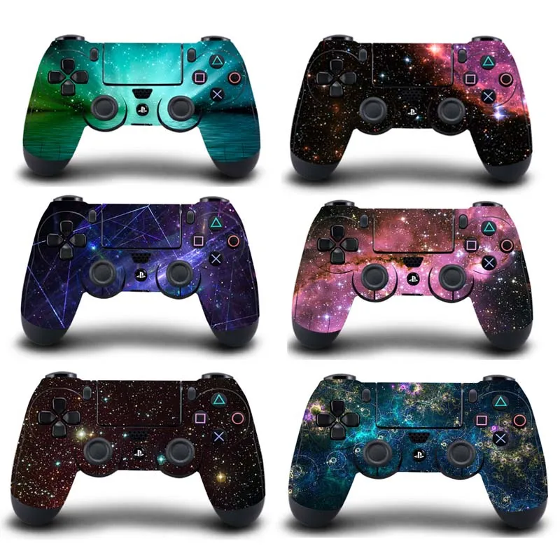 Виниловый чехол для Playstation 4 Dualshock с изображением звездного неба | Электроника