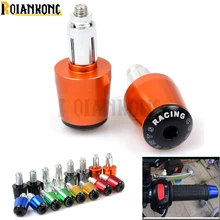 Универсальный двигатель противовес руля Концевая вилка подвижный руль концы 7/" для Honda Ducati для KTM и BMW Yamaha YZF R1 YZF R3 R6 R25