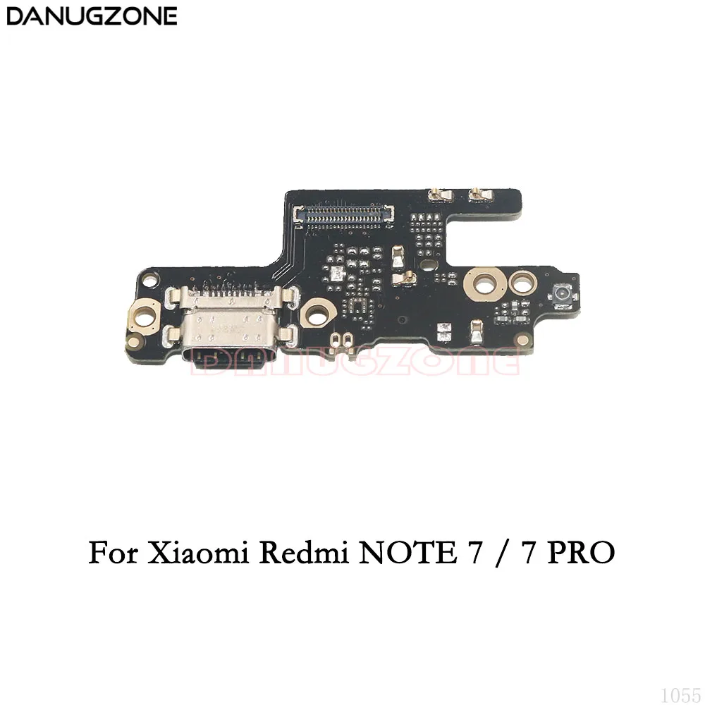 Usb-порт для зарядки док-станция разъем Гнездовой разъем с патроном плата для зарядки гибкий кабель для Xiaomi Redmi Note 6 PRO 7/Redmi 6 6A 7 - Цвет: For Redmi Note 7 Pro