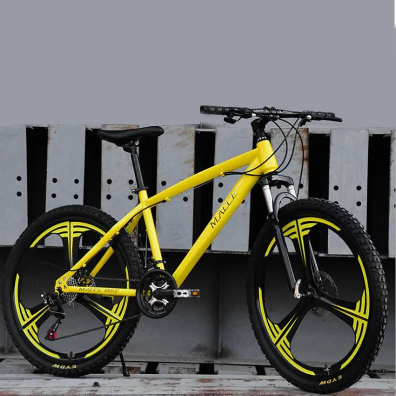 Cheap Mountain Bike Bicycle Three Knife 26 Inch 24 Speed Unique shock Absorber Student Man and Woman 2019 New Safer 1