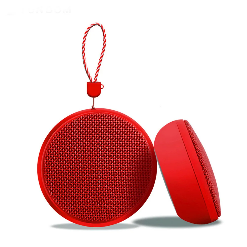 

Bluetooth Speaker Cloth Style Mini Wireless Portable Outdoor Loudspeaker FM Radio TF Card Audio Player With Mic Subwoofer Horn