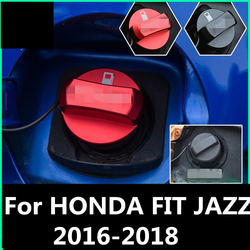 Для HONDA FIT JAZZ 2016-2018 Aluminu бензиновый дизельный топливный бак крышка отделка