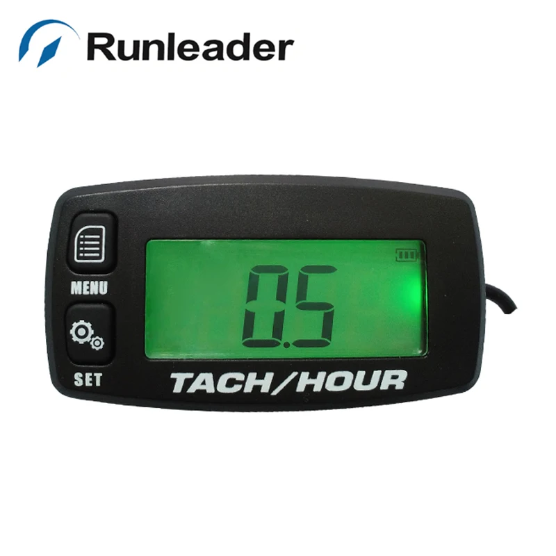 (30pcs) Waterproof Backlight Motor RPM Meter Digital hour meter