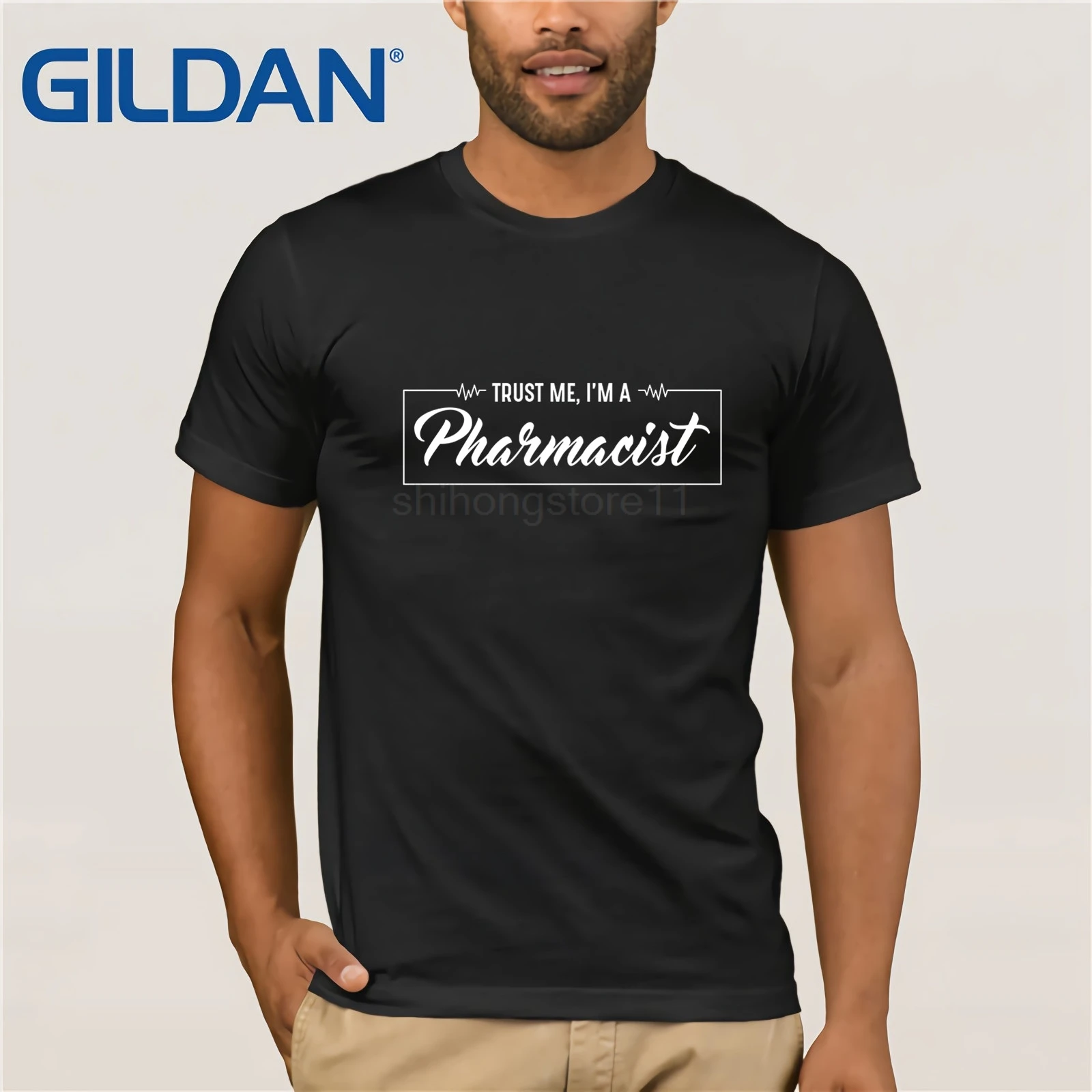 Trust Me I'm A Pharmacist-Technical-Pharmacy Gift Shirt Летняя футболка модная футболки с круглым