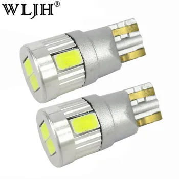 

WLJH 2x Car Light T10 W5W Led Bulb 5630 SMD Auto Parking Light Sidemarker Lamps Bulbs for alfa romeo 159 147 166 164 155 Spider