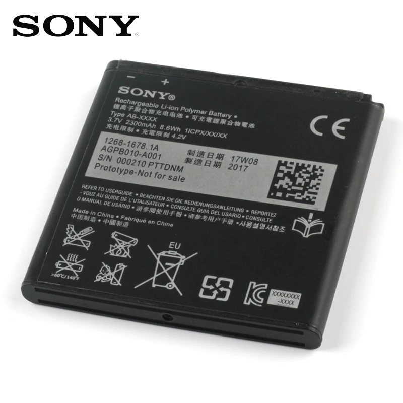 Аккумулятор sony для sony Xperia M36h C5502 C5503 AB-0300 ZR SO-04E BA950 2300 мАч подлинный Сменный аккумулятор для телефона